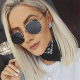 Anellimn melhor oculos de sol feminino grande com proteção UV óculos de sol feminino barato